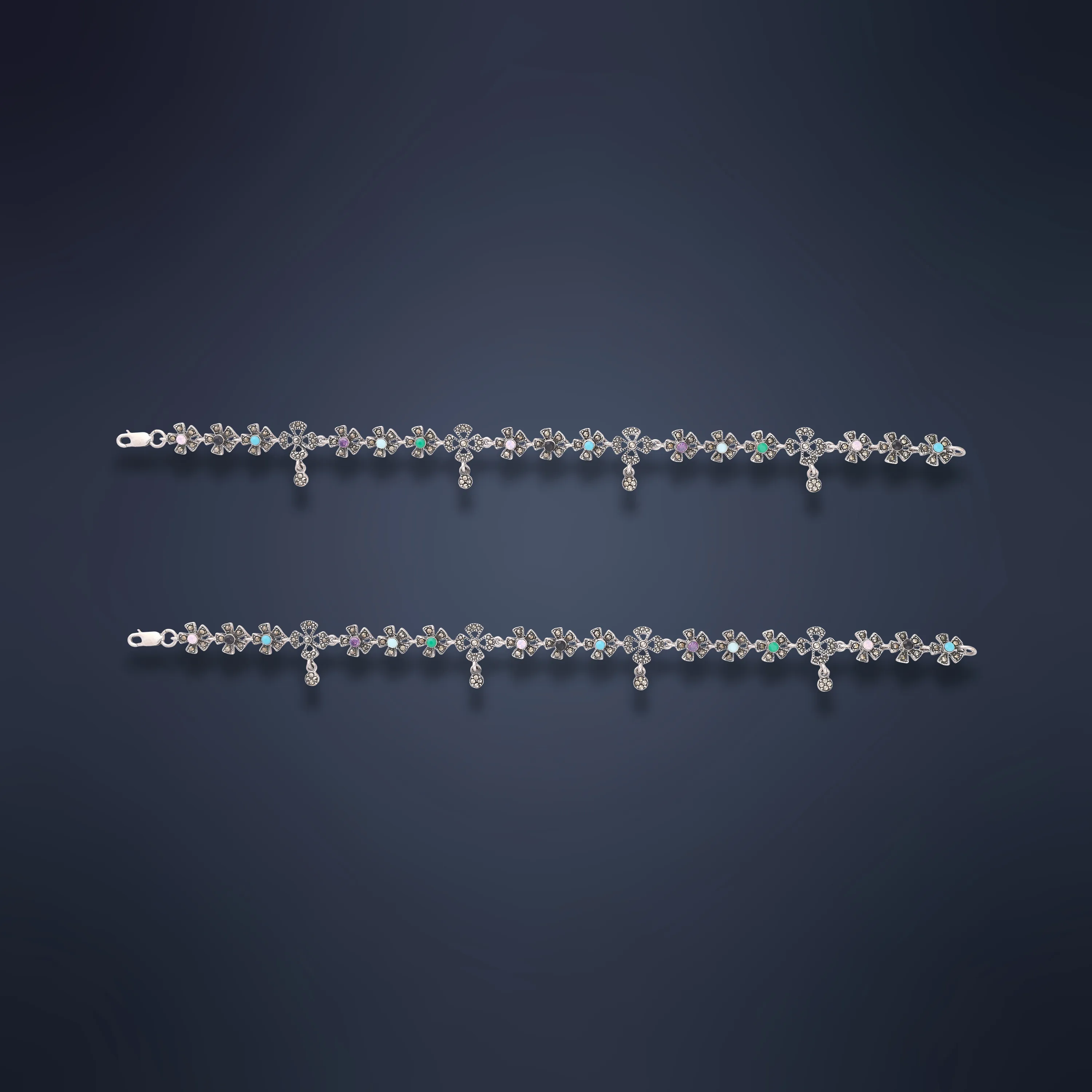 Finely Detailed And Crafted Silver Kollussu For Women