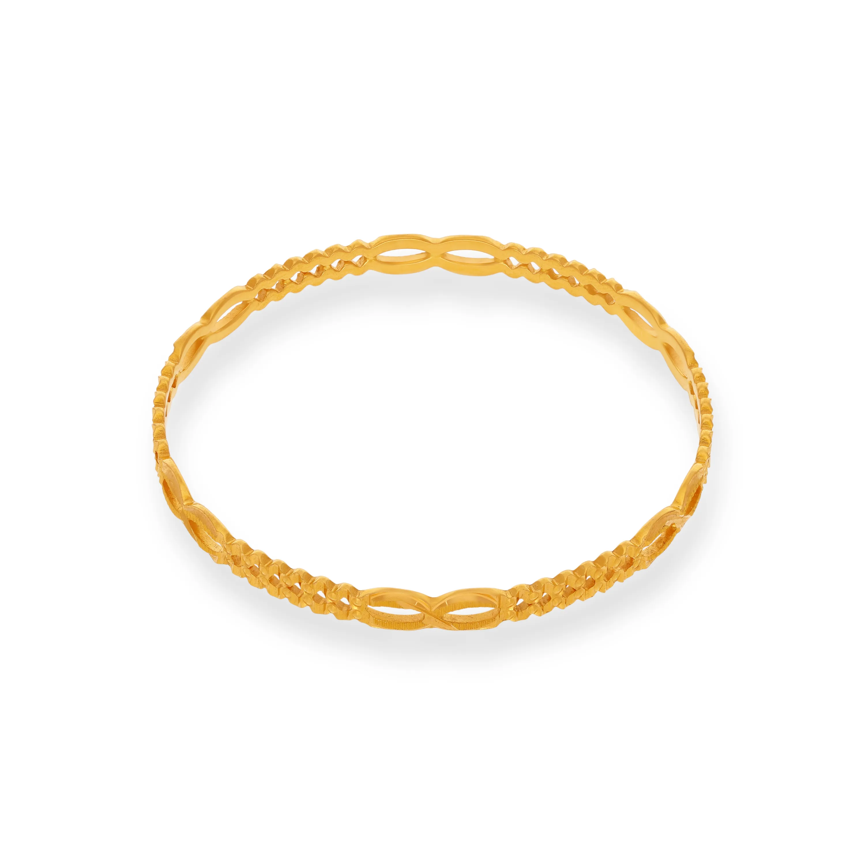 Classic Finely Detailed And Crafted 22KT Gold Bangles