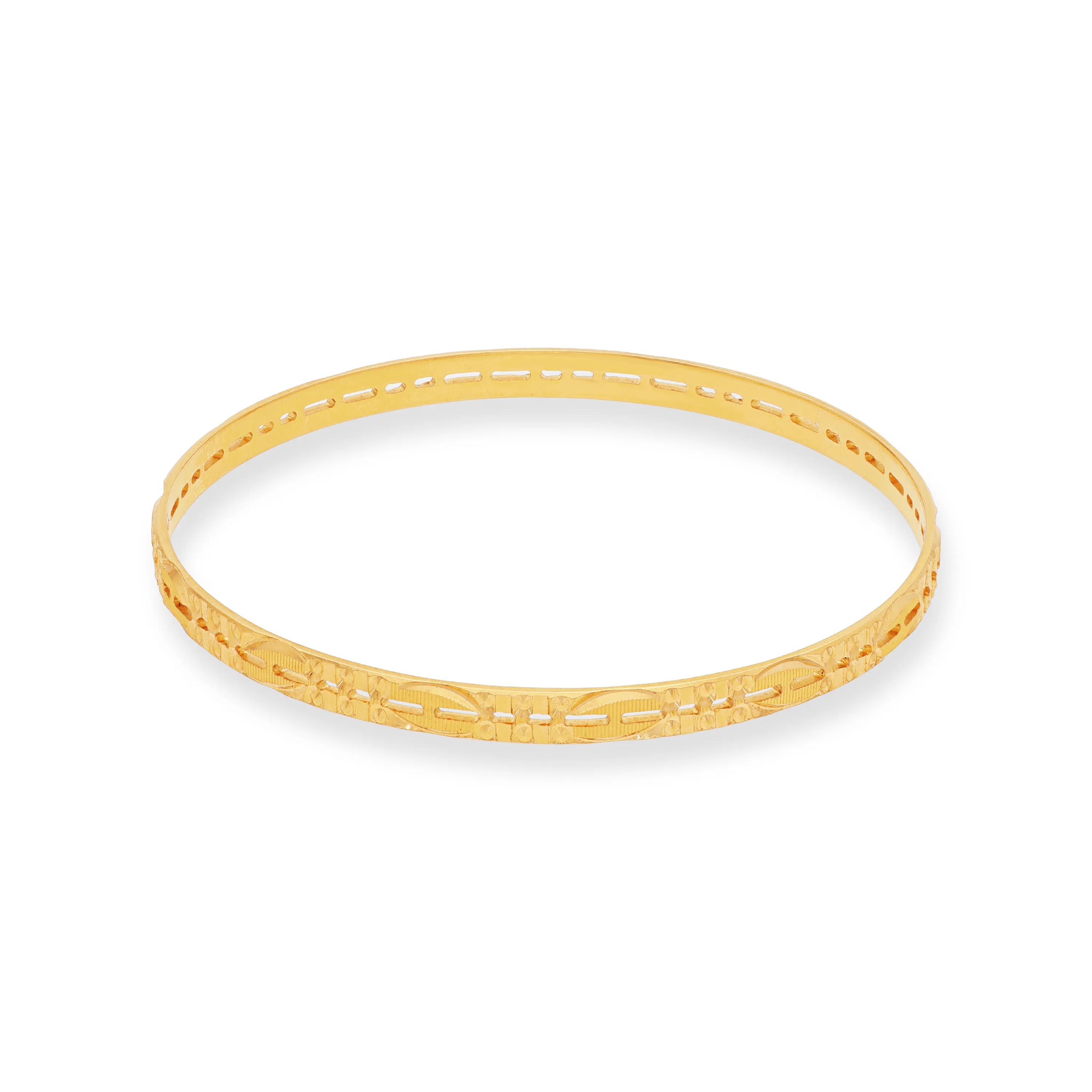 Classic Finely Detailed And Crafted 22KT Gold Bangles