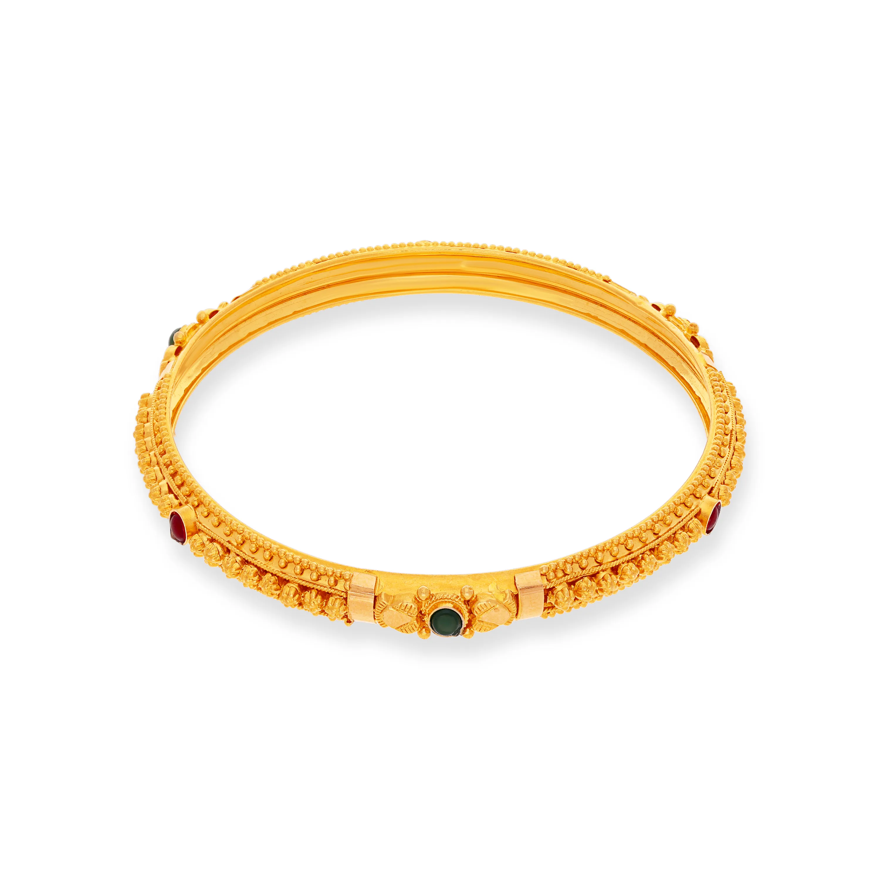 Classic Finely Detailed And Crafted 22KT Gold Bangles