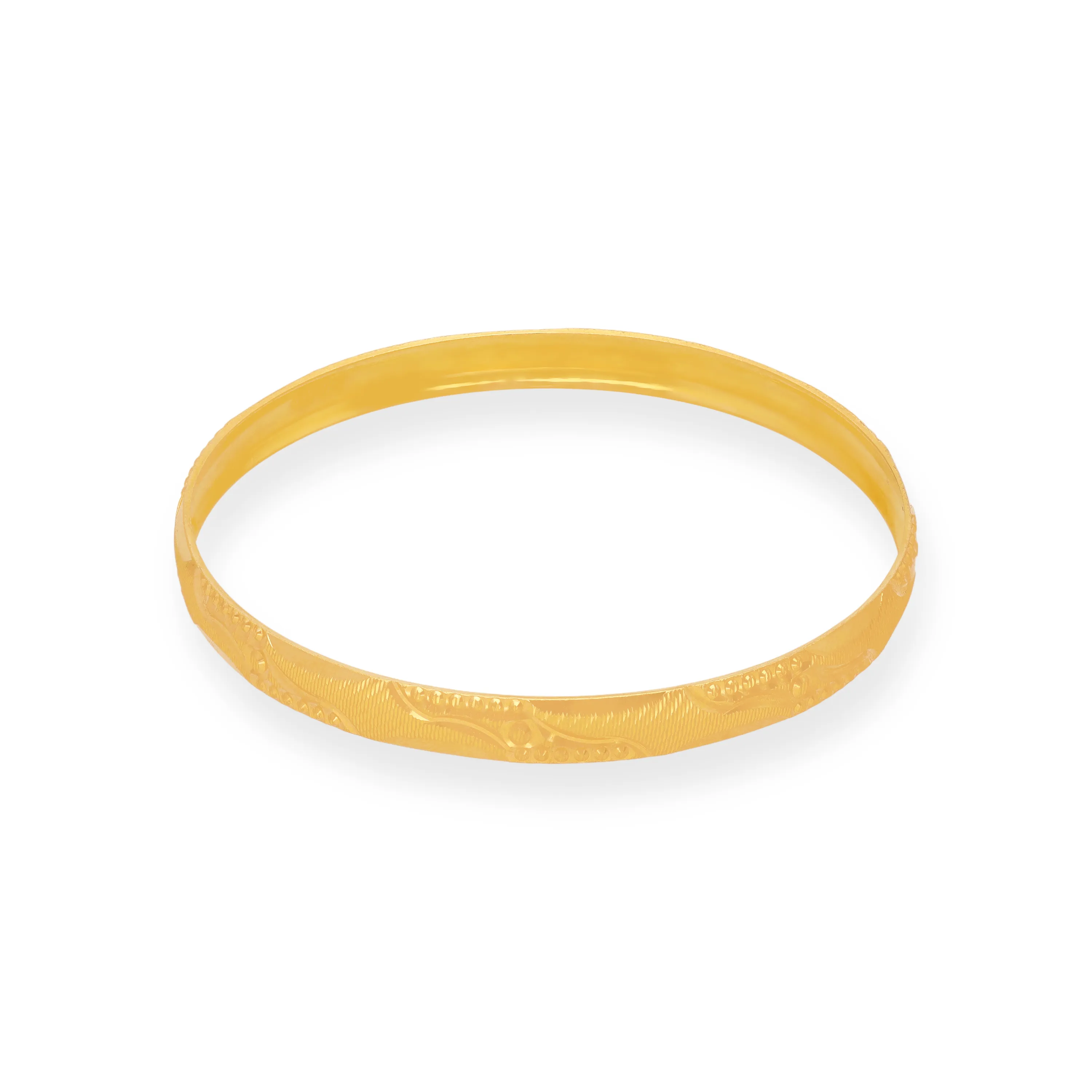 Classic Finely Detailed And Crafted 22KT Gold Bangles