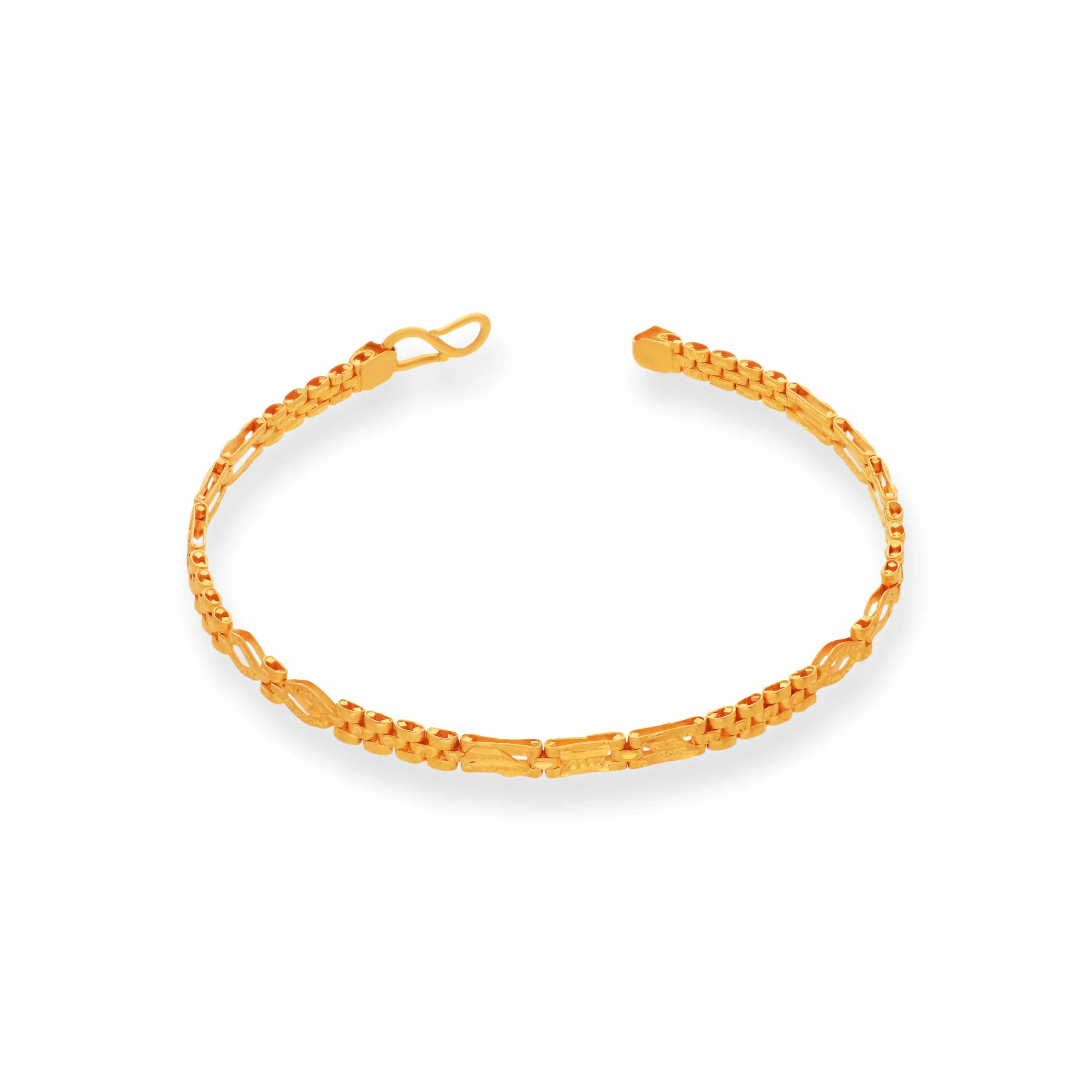Classic Finely Detailed And Crafted 22KT Gold Bracelet