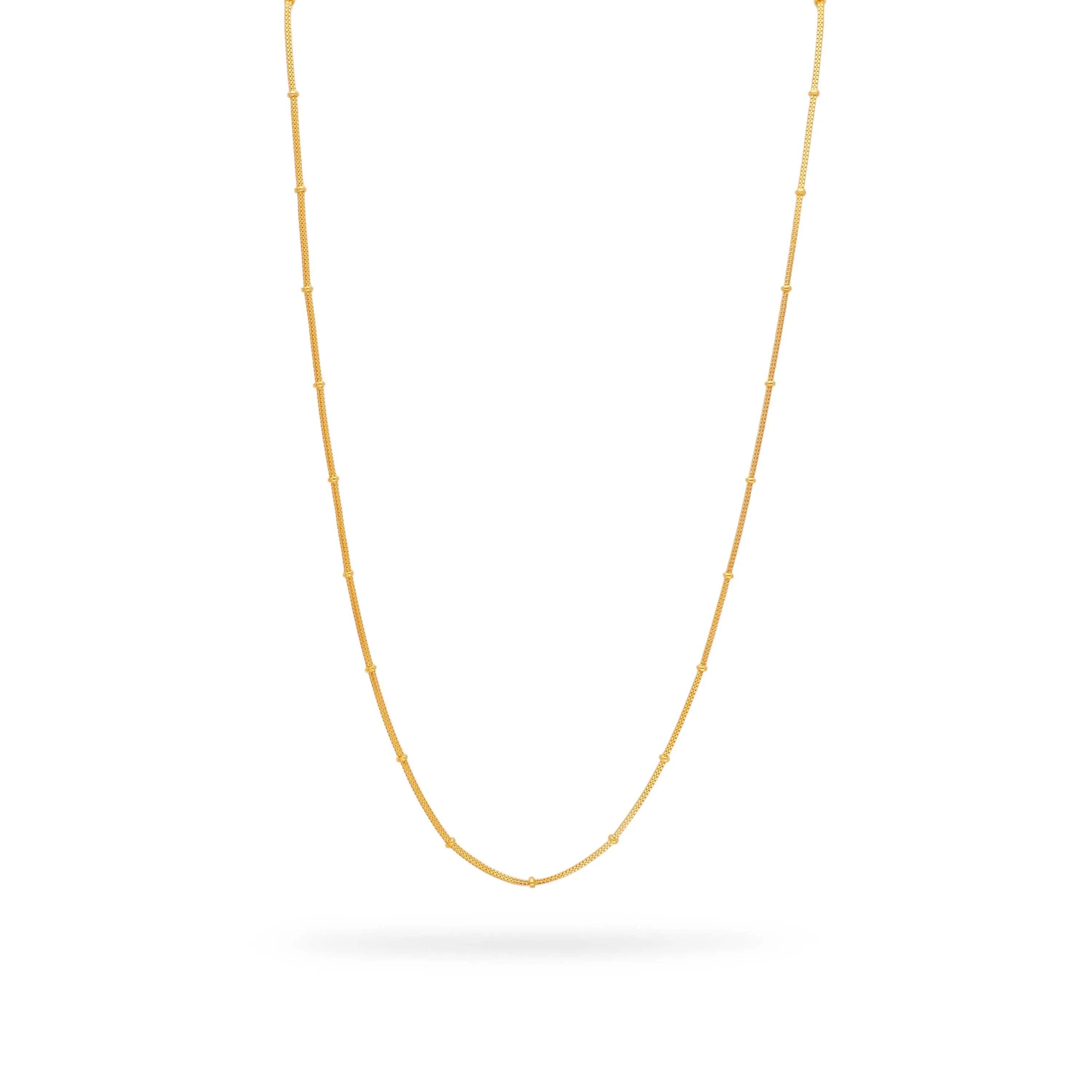 Finely Detailed 22KT Gold Chain For Women