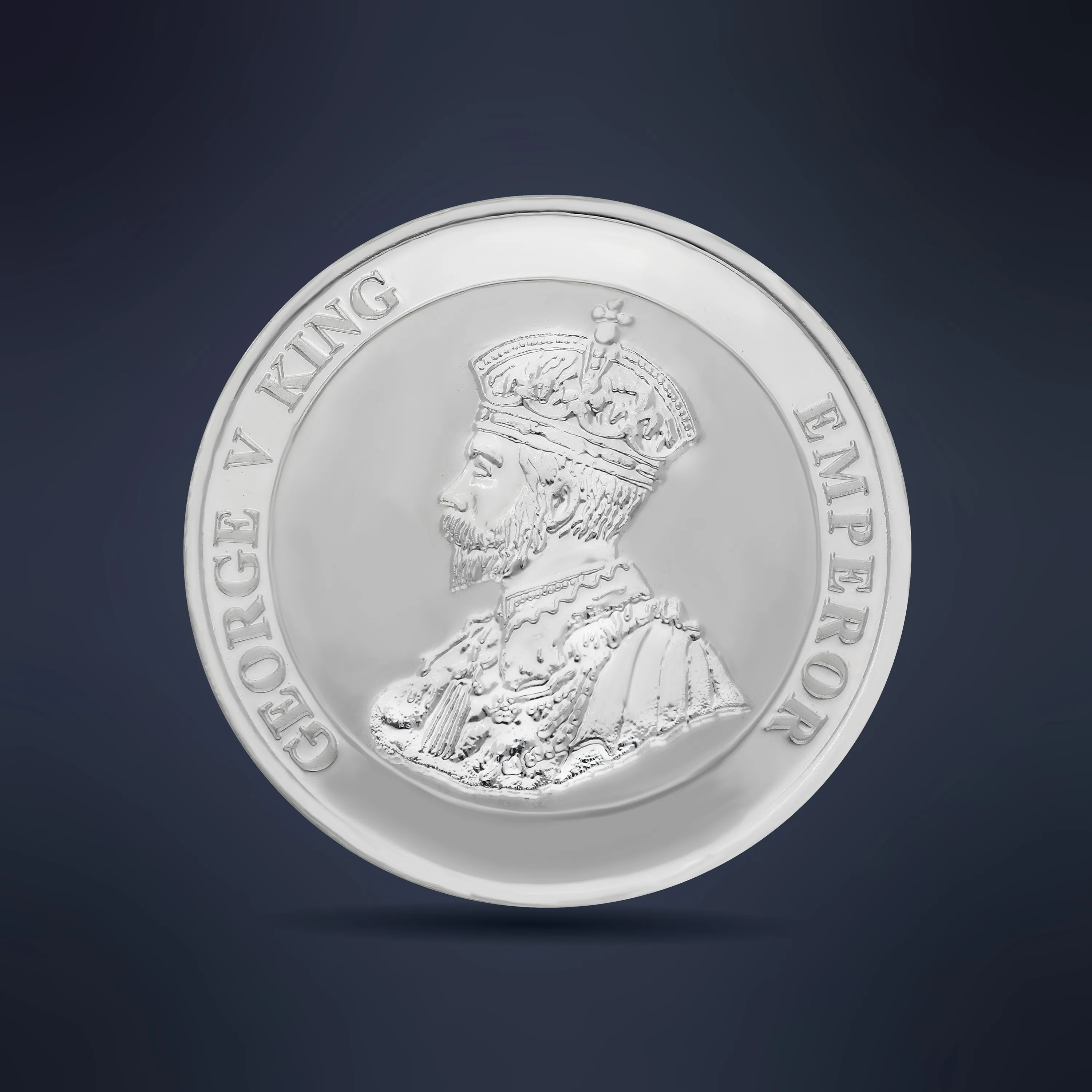 50gm King George Silver coin