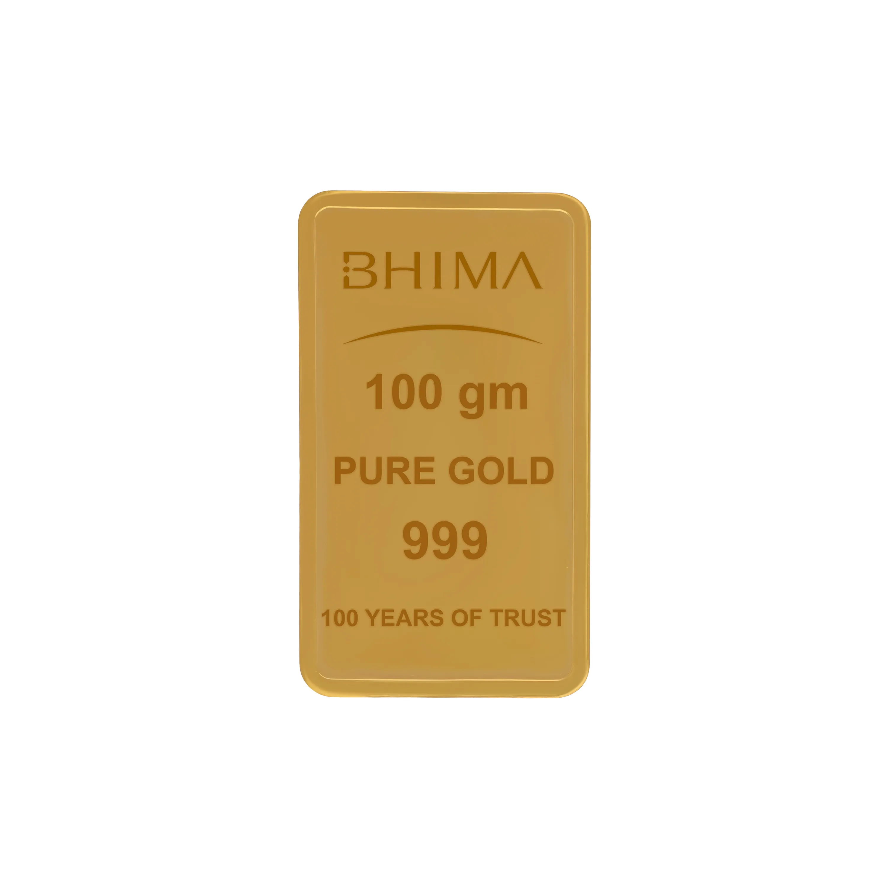 100gm Pure Gold Bar 24KT999