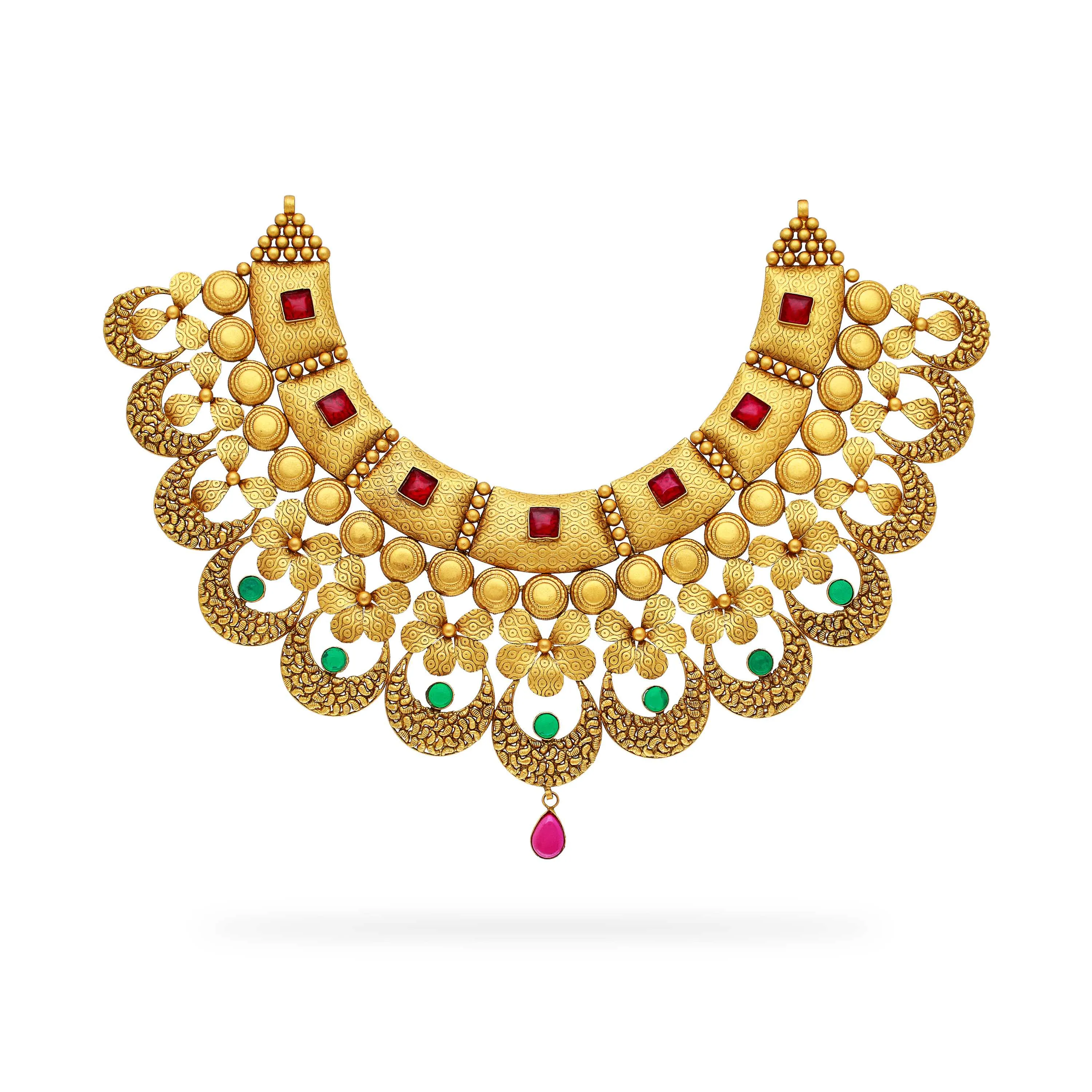 22K Yellow Gold Necklace - Women
