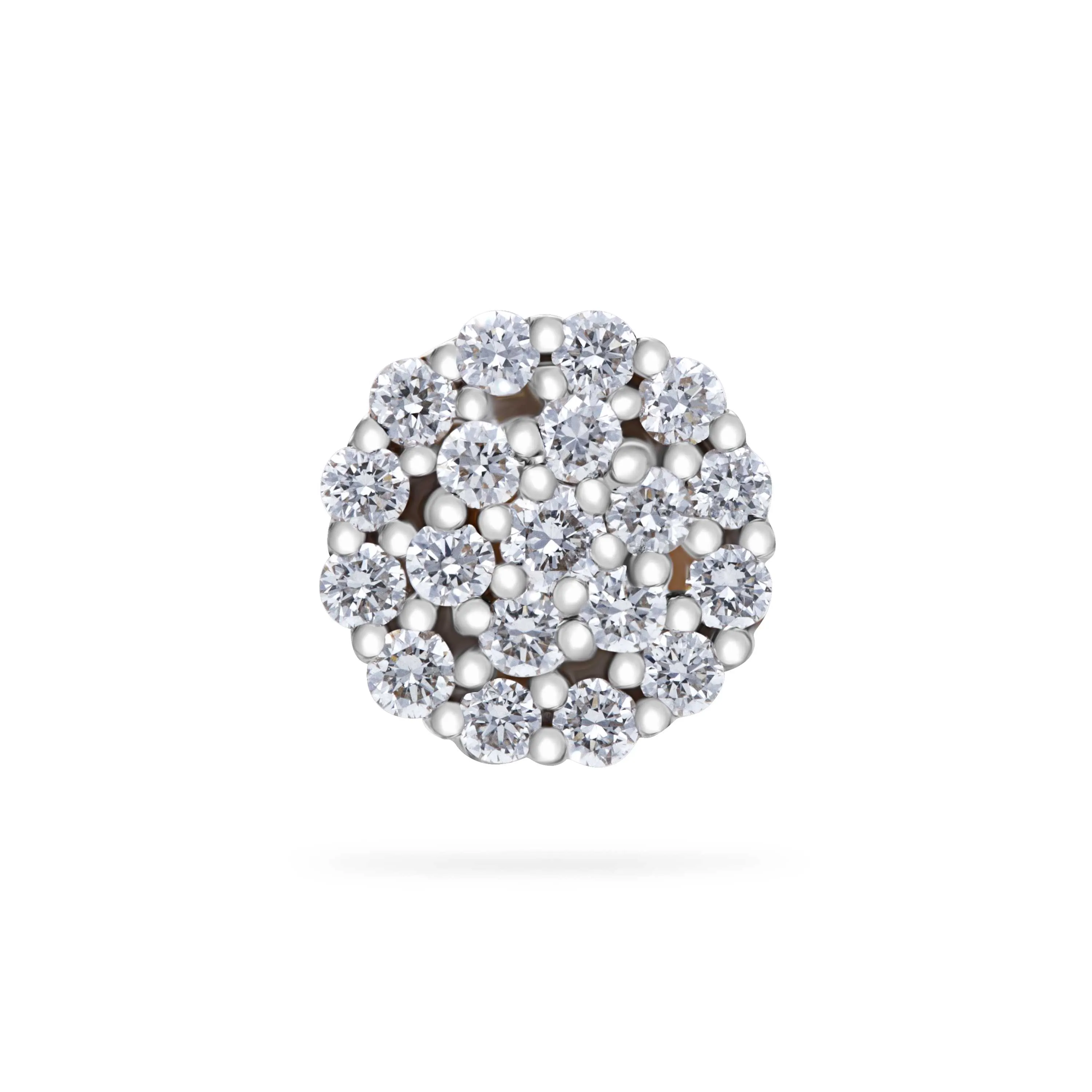 Diamond Cluster Nosepin in 18KT Gold