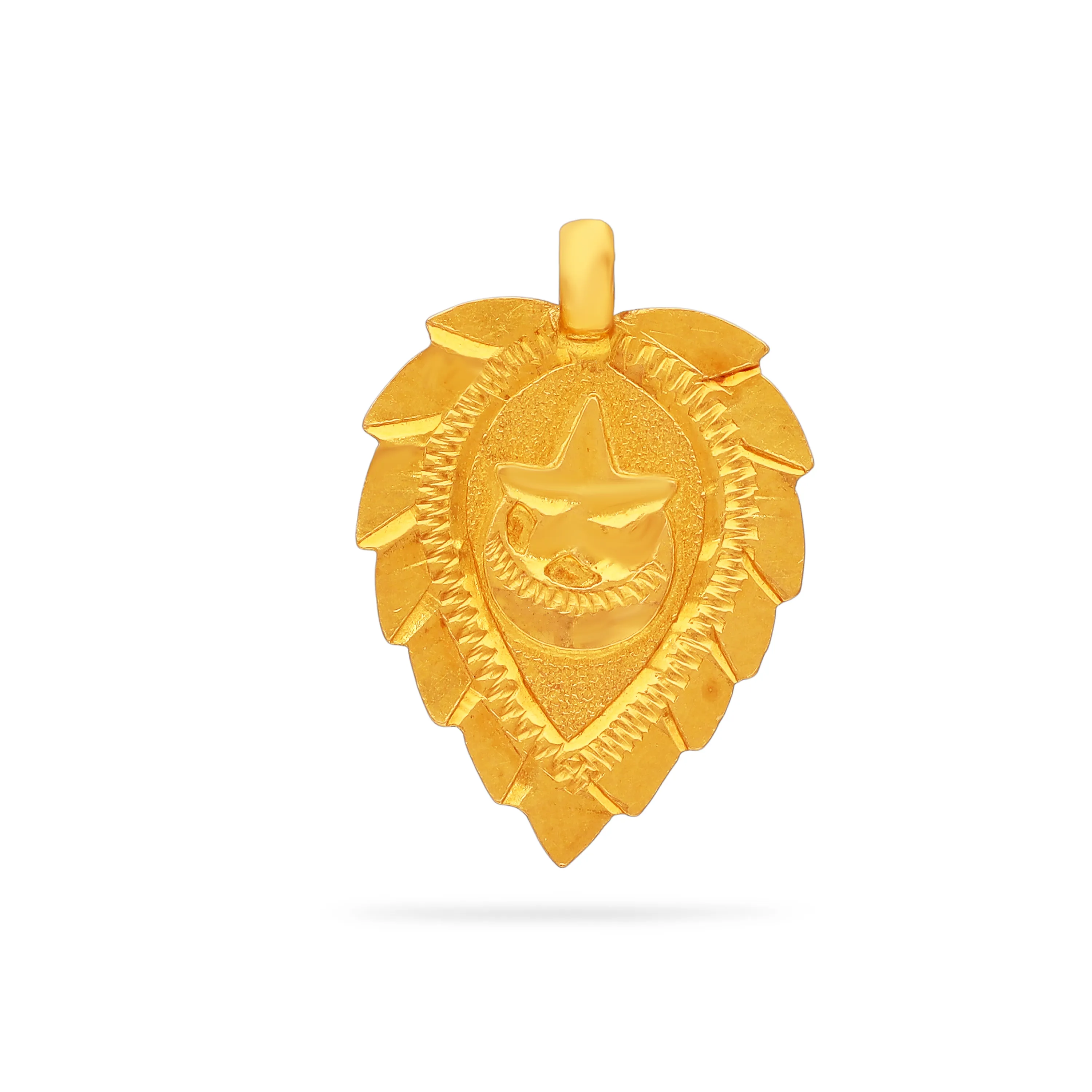 Traditionally Crafted And Detailed 22KT Gold Thali